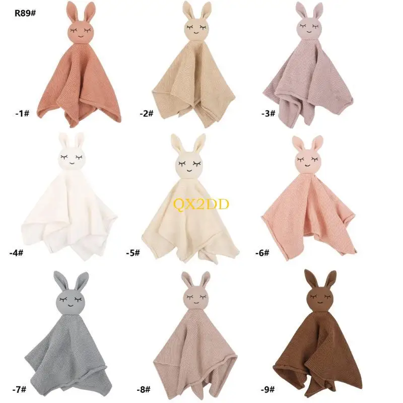 QX2D Baby Apluse Toalla linda manta reconfortante Preciosa caricatura dibujos animados calmante juguete - imagen 4