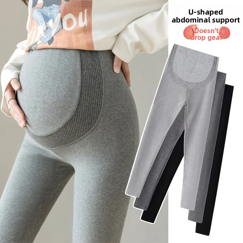 Leggings premamá cintura alta con soporte vientre – Otoño/primavera