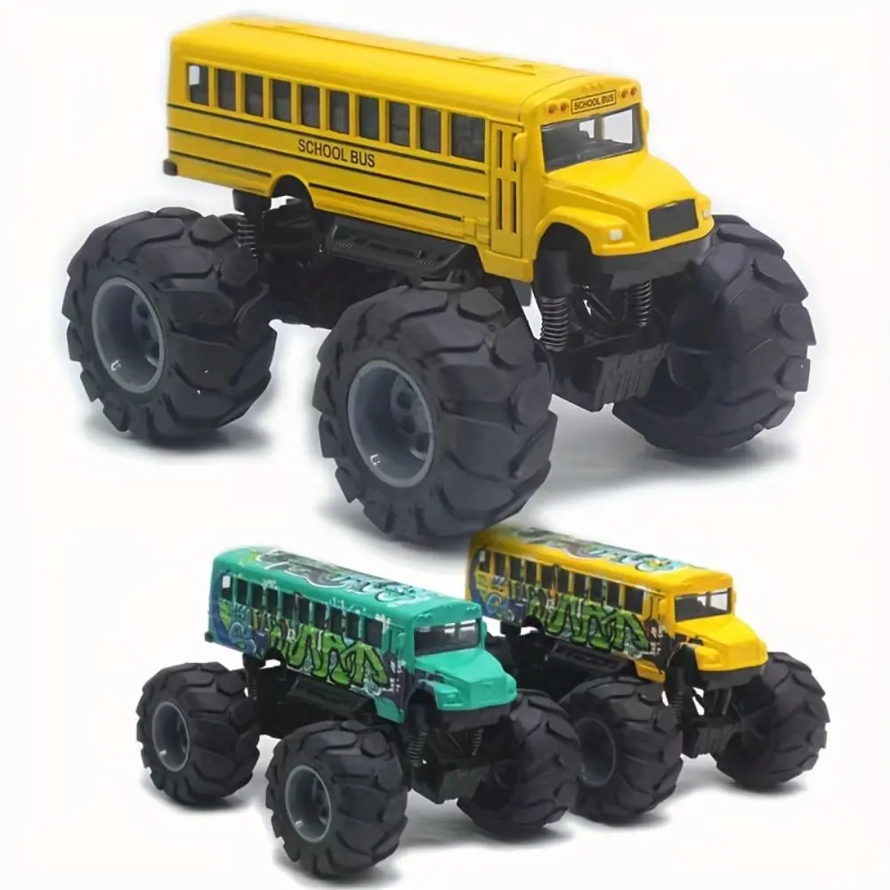 Autobús escolar de metal fundido – Juguete educativo para niños - imagen 2