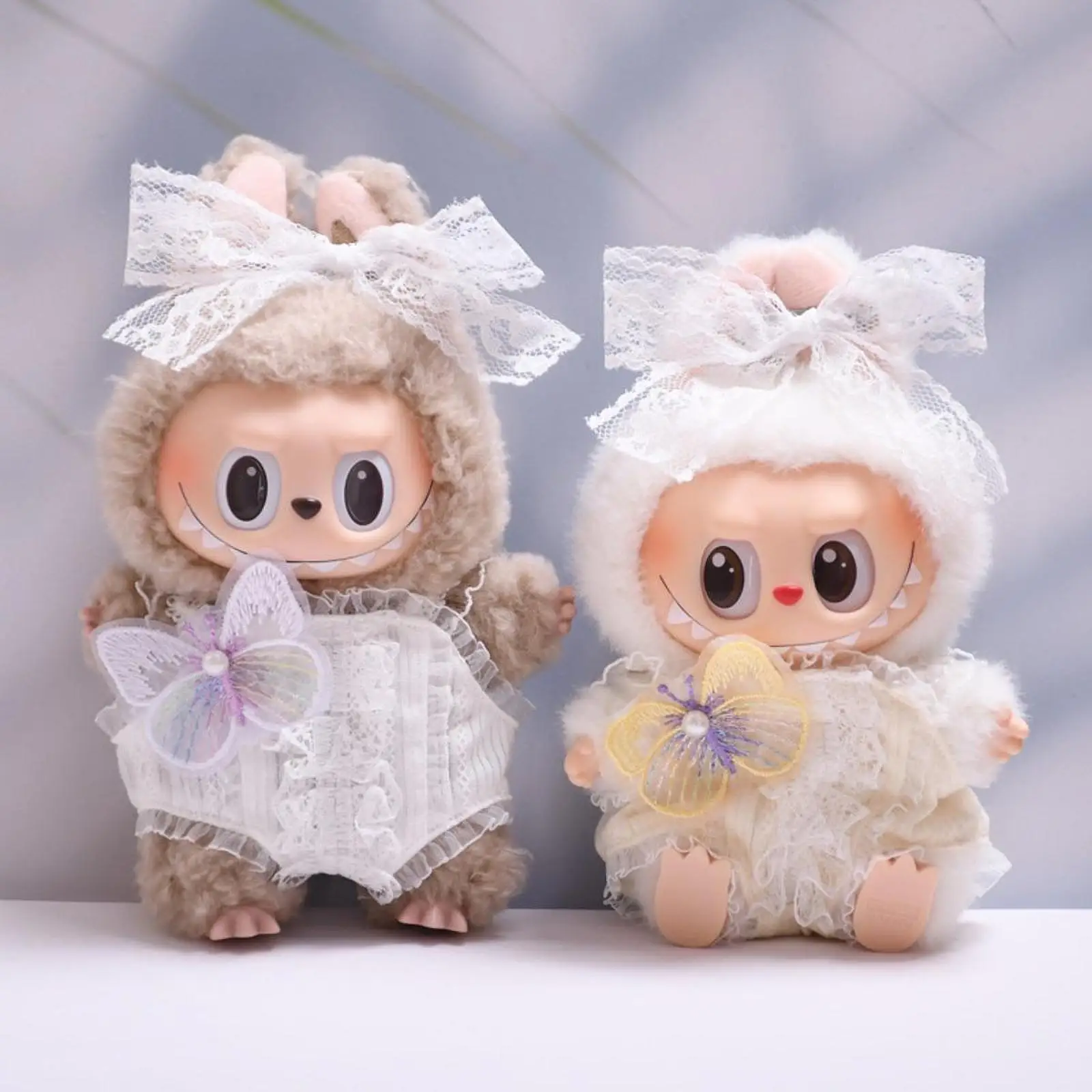 2 Pieces 15cm Doll Clothes with Bow Headdress Accessories Comfortable Cute Doll Rompers Outifits for Little Girls Age 5-7 8-10 2 Pieces 15cm Doll Clothes with Bow Headdress Accessories Comfortable Cute Doll Rompers Outifits for Little Girls Age 5-7 8-10