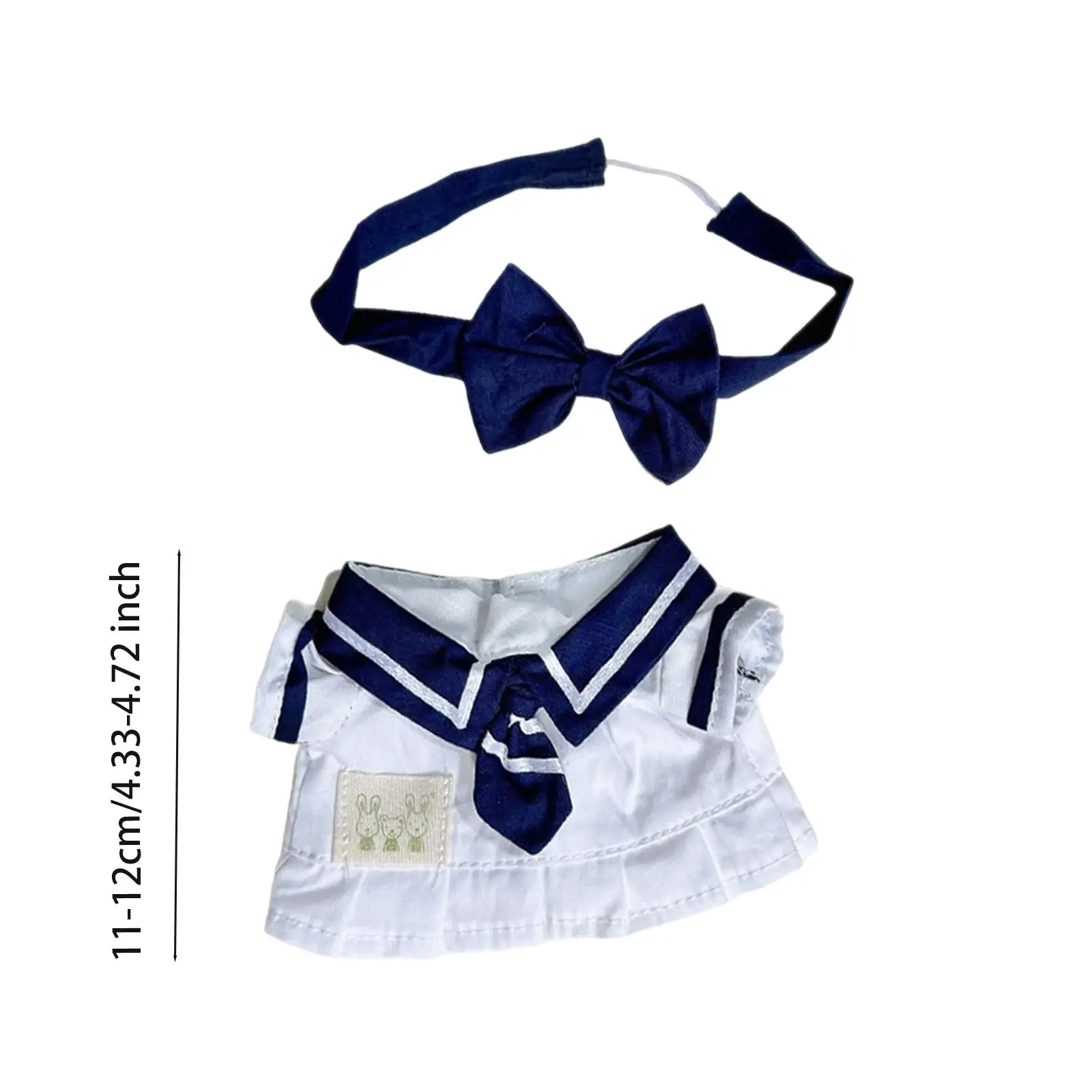 Doll Clothes Uniform Set DIY Doll Dress up Toy Cosplay Navy Skirt Suit Doll Clothes for 20cm Doll Make Your Own Doll Kids Toy