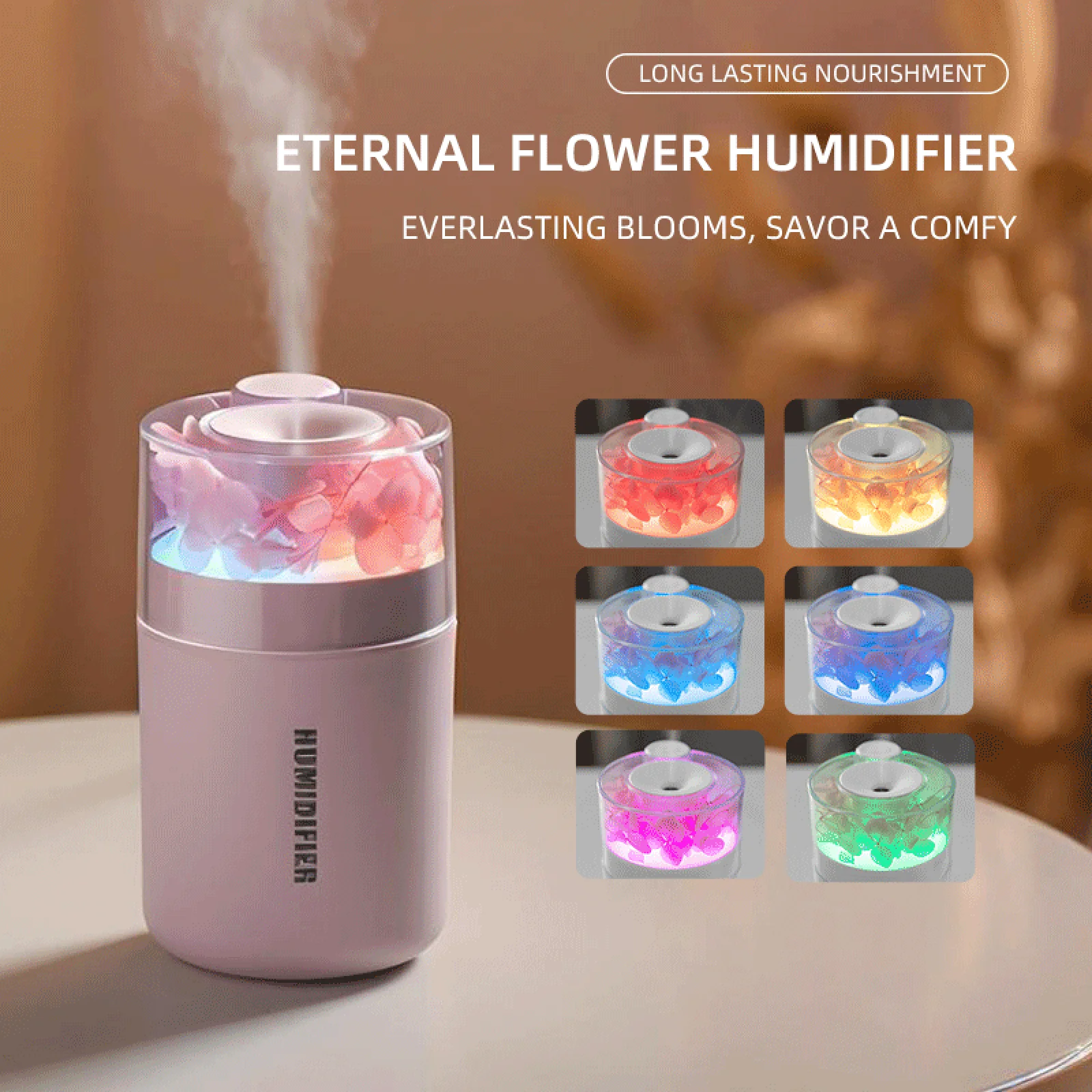 Nuevo Mini humidificador de aire de 180ML, difusor de Aroma USB, purificador de aceites esenciales, generador de niebla de aromaterapia, luces de colores para el hogar del coche