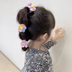 Coleteros florales multicolor para niña – Gomas elásticas color caramelo
