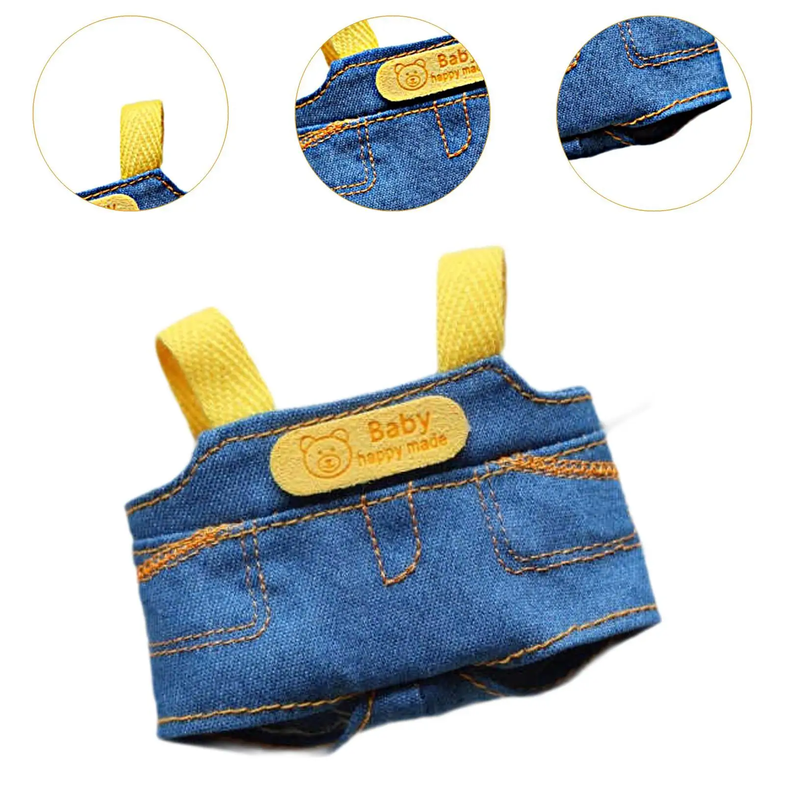 Plush Doll Suspender Coordination Photo Props Fashion Costumes Clothing Educational DIY Make Your Own Dolls for 15cm 17cm Dolls
