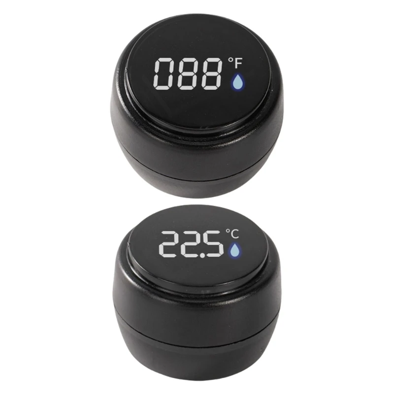 Termógrafo de baño para bebé con pantalla LED, medidor de temperatura del agua impermeable recargable para bebé, recordatorio diario de temperatura del baño