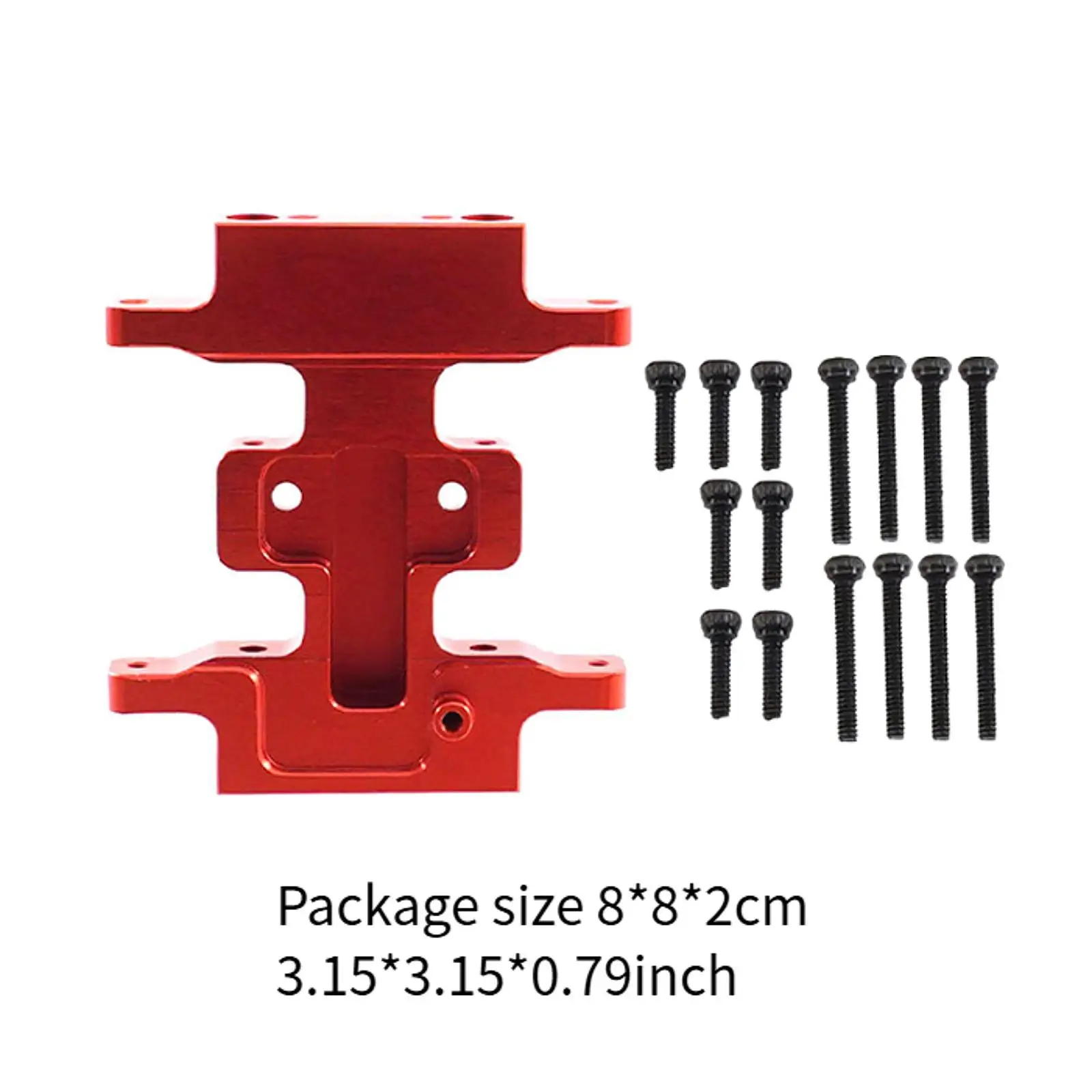 Gearbox Base Skid Plate Transmission Bottom Mount Toy RC Car CNC Center Skid Plate