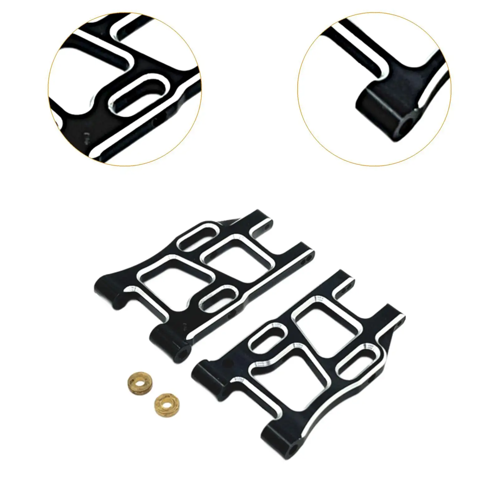RC Rear Suspension Arm Professional Easy to Install DIY Accs Upgrade Metal Rear Suspension Arm for 1/10 Ptg-2 Ptg-2R Hobby Car