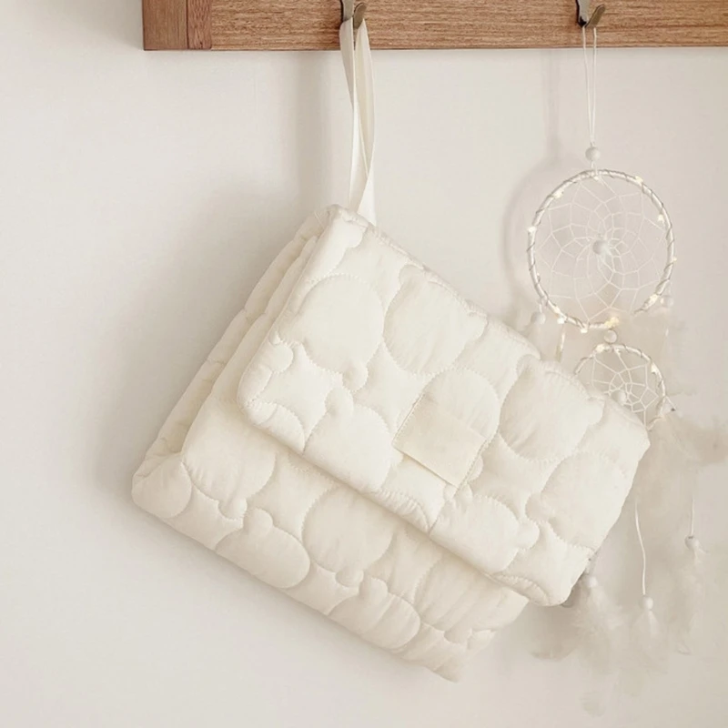 Colchoneta cambiador portátil de algodón para bebé – Cómoda y práctica - imagen 2