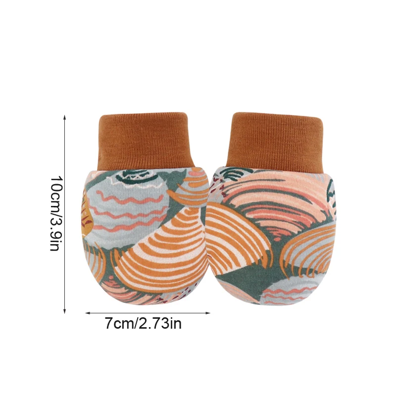 Guantes antiarañazos de algodón para bebé con dibujos animados - imagen 5