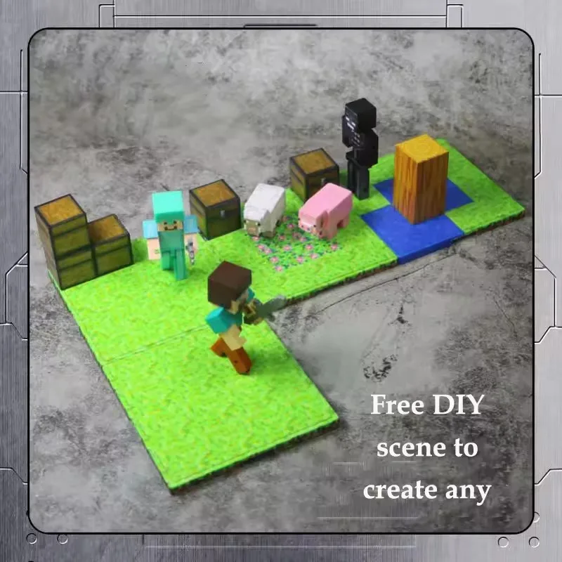 Placa Base magnética, variedad de placas Base que combinan con el mundo de la mina, juguetes de bloques de construcción magnéticos para niños y niñas, más de 3 juguetes DIY para niños - imagen 2