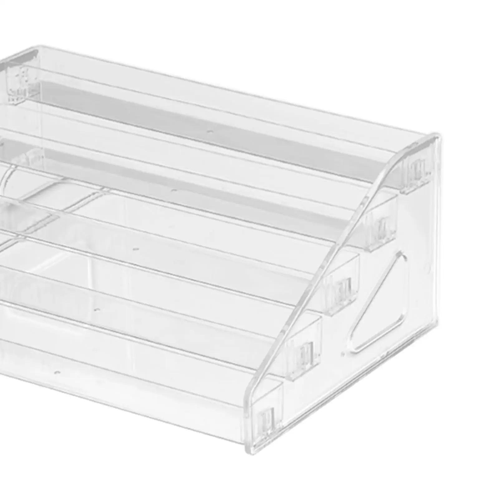 Acrylic Display Riser Storage Rack Multipurpose Tiered Nail Polish Holder for Tabletop Jewelry Collectibles Toys Action Figure