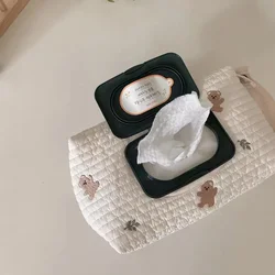 Caja colgante coche pañuelos toallitas tapa animales dibujos bolsa