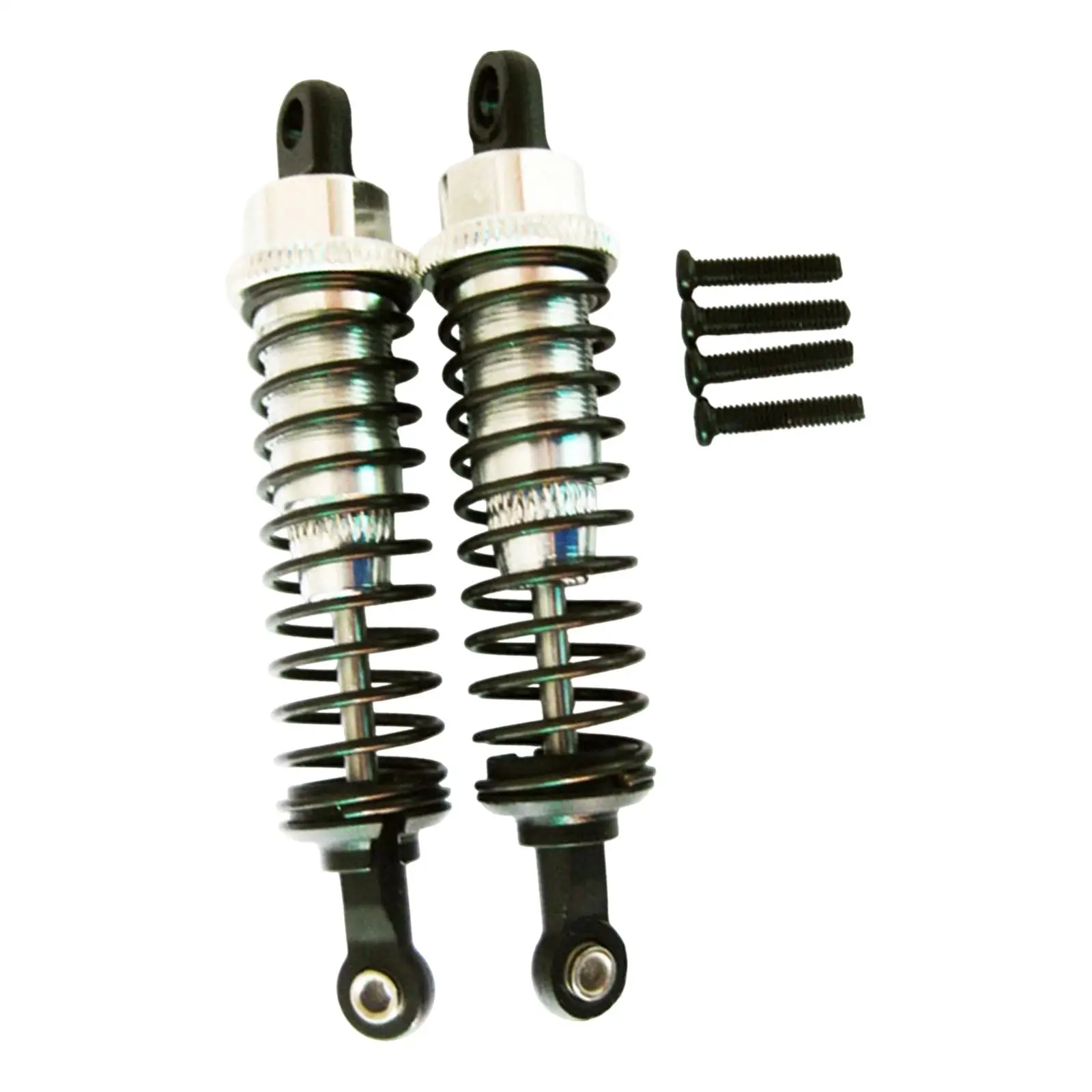 2 Pieces RC Shock Absorbers Upgrades Kits Metal Spring for 1:12 RC Car Model