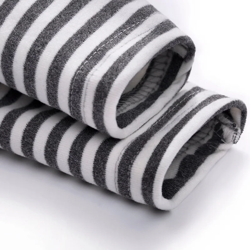 Mono a rayas para perro, jersey suave y cálido de algodón para otoño e invierno, pijamas para cachorros, mono de cuatro patas para mascotas, ropa para perros pequeños - imagen 5