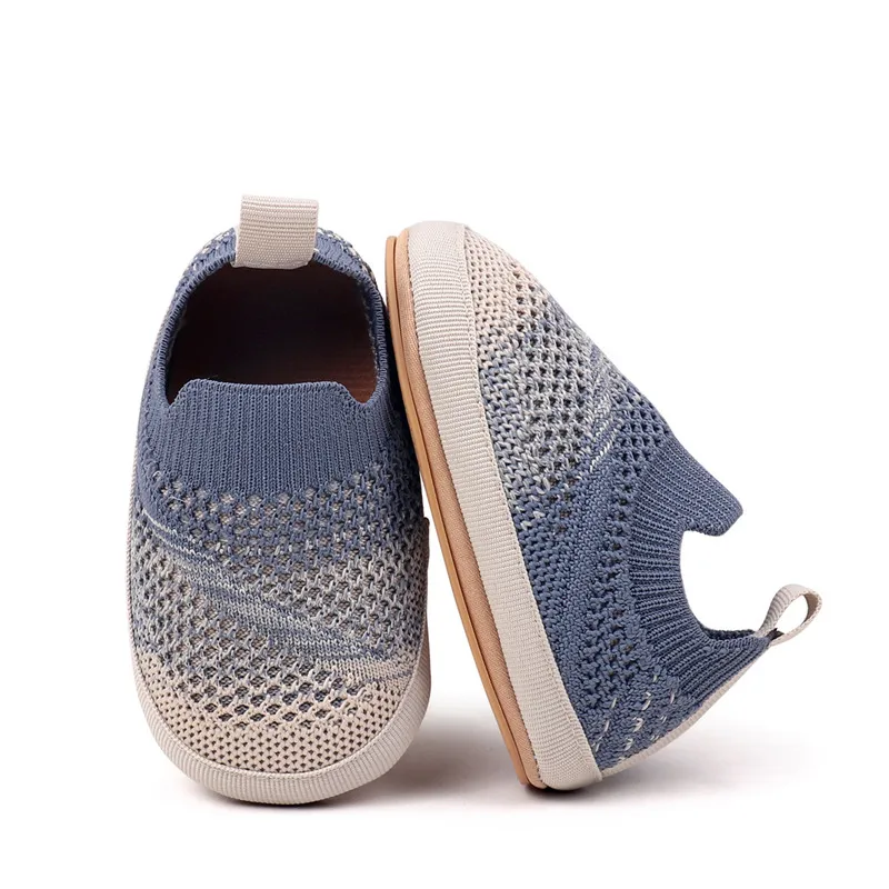 Zapatos de bebé, zapatillas de fondo suave, antideslizantes, transpirables, calcetines de suelo para cuna infantil con suela de goma para niños, niñas y niños, zapatos de malla - imagen 5