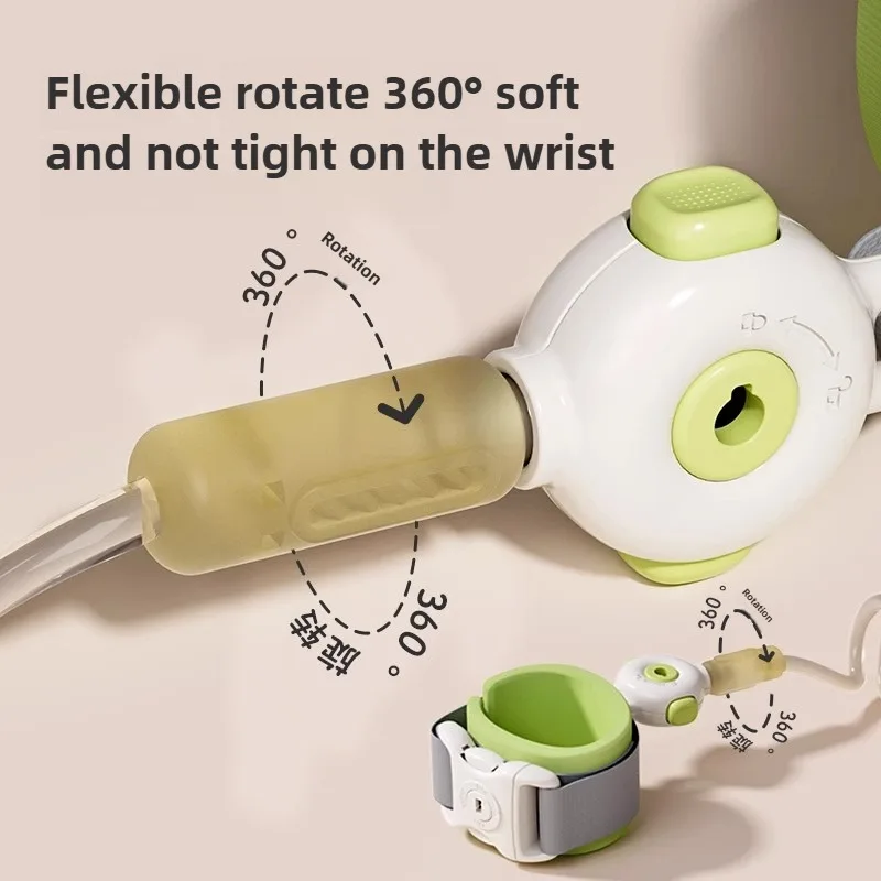 Pulsera de prevención de pérdidas para niños; cerradura de llave con cuerda antiliberación; cuerda de tracción antipérdida para niños cuando se salir Spring Rop - imagen 3