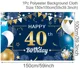 40th backdrop