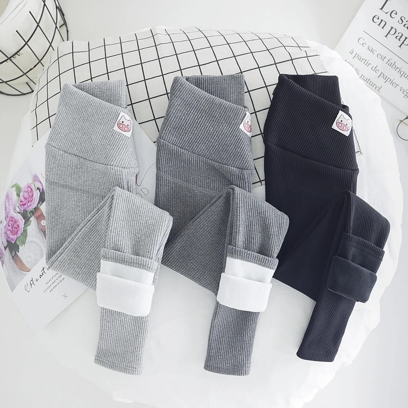 Leggings maternity térmicos de vellón para embarazadas