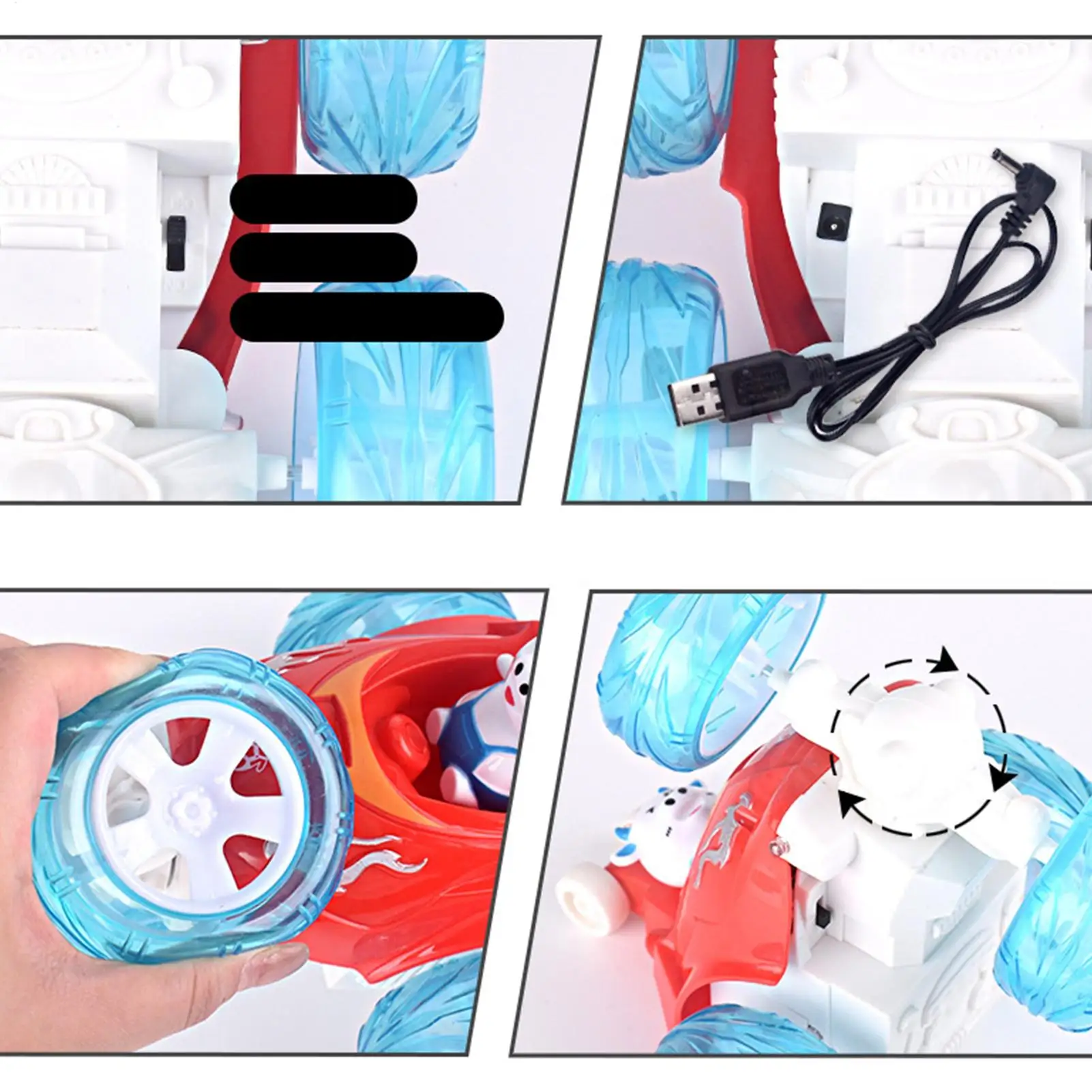 Coches de radiocontrol para niños con luces dinámicas y música - imagen 4