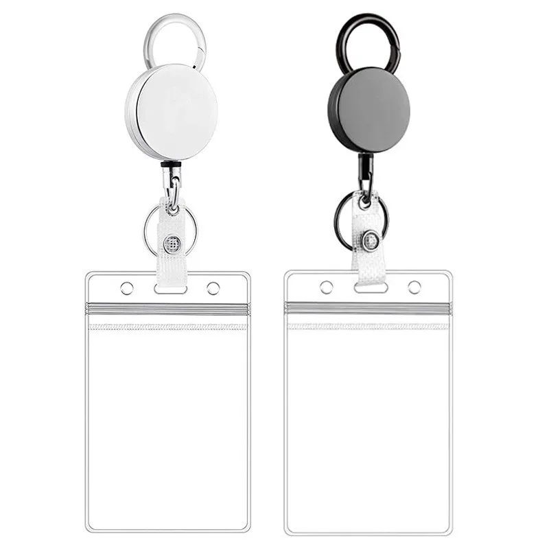 Metal retráctil enfermera insignia carrete Clip titular de la insignia estudiantes médico titular de la tarjeta de identificación llavero