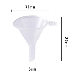 Embudo pequeño transparente para manualidades infantiles