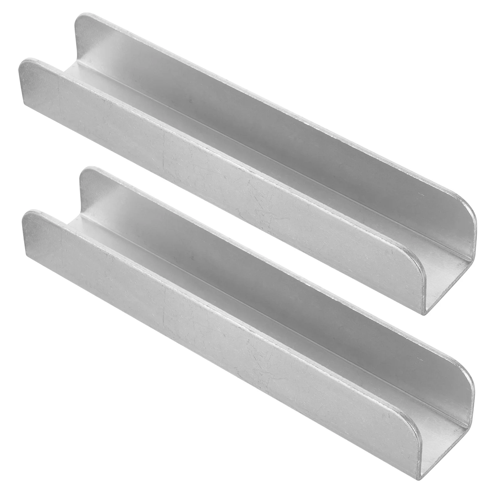 Ranura de refuerzo de puerta para puertas infantiles, accesorios de acero resistente para puertas de mascotas, uso doméstico, 2 uds.