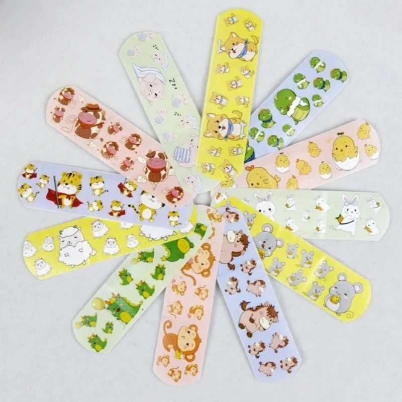 120 unids/set tirita de dibujos animados para niños, yesos para primeros auxilios, vendajes adhesivos, vendaje para heridas de vacunación, Kit de emergencia - imagen 3
