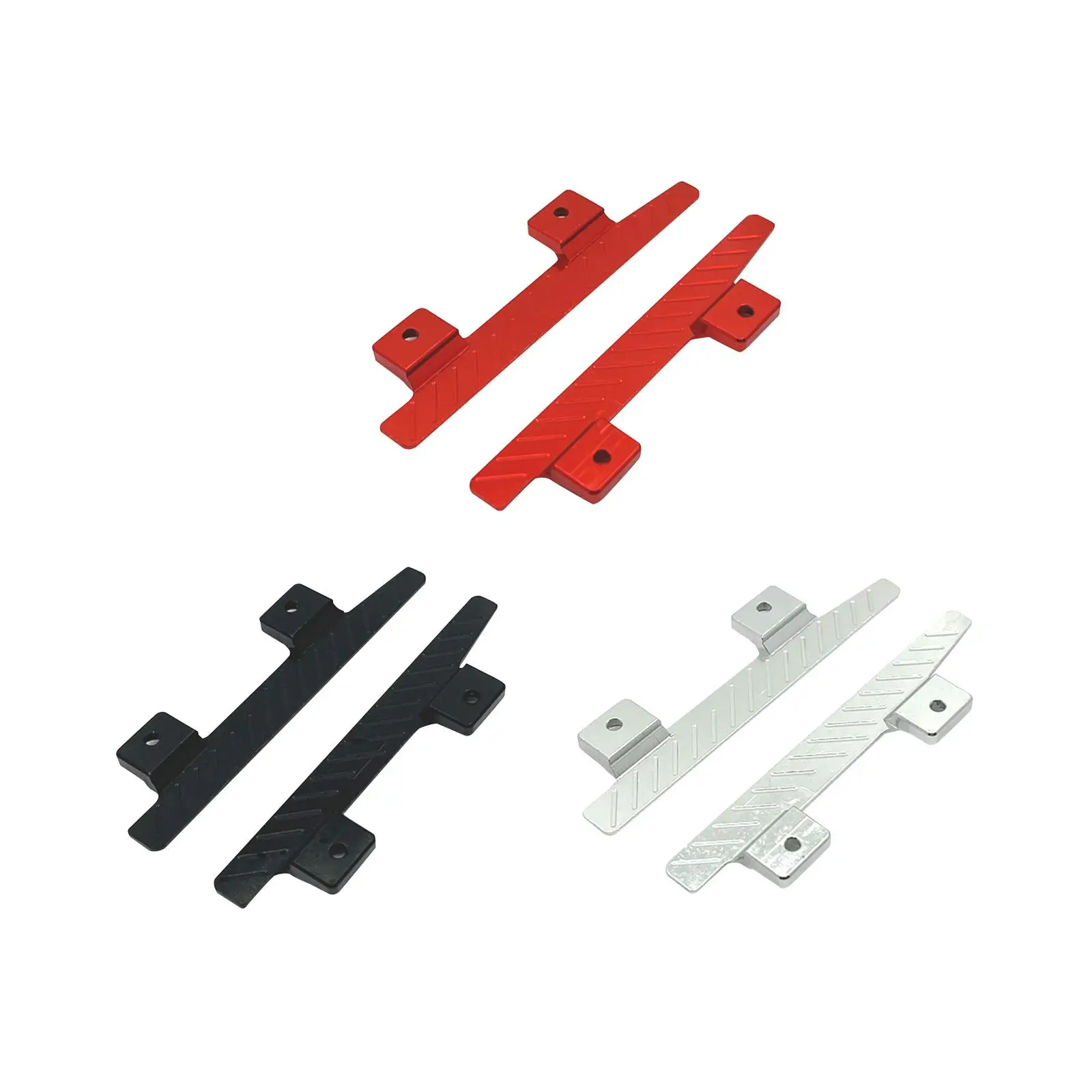 Metal Side Steps Replacement Part RC Car Foot Pedals RC Side Board RC Crawler Side Pedal for MN82 LC79 MN78 1/12 Scale RC Car
