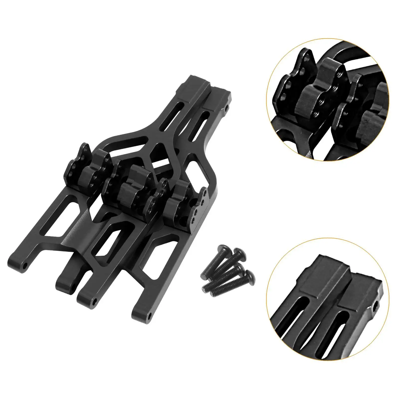 2Pcs 1/8 Scale RC Car Upgrades Part High Strength Reliable Replacement High Performance Front Rear Lower Suspension Arms