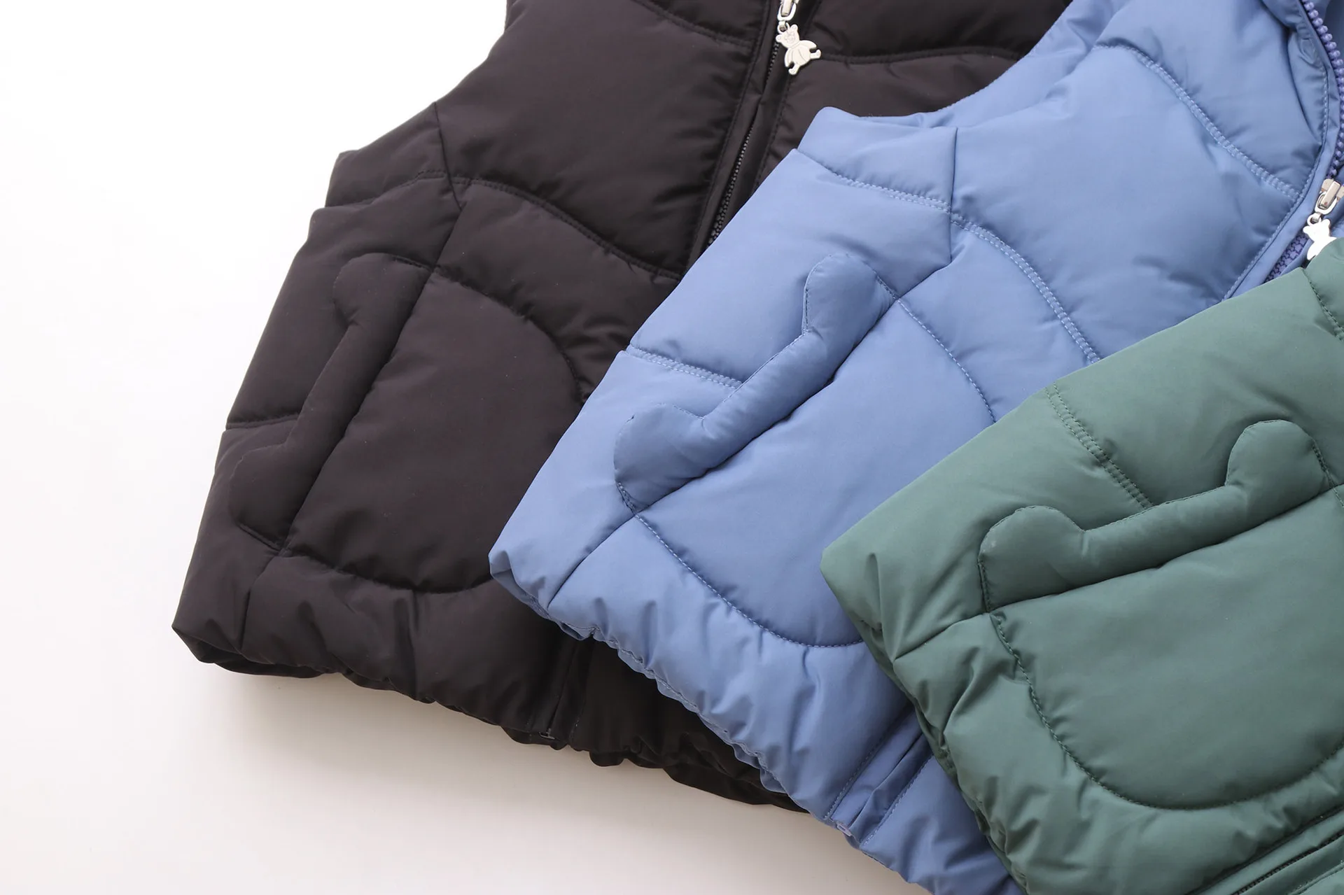 Ropa de invierno para niños de 1 a 4 años, forro grueso, chaleco cortavientos para niños, chaqueta acolchada para niñas, traje para niños - imagen 4