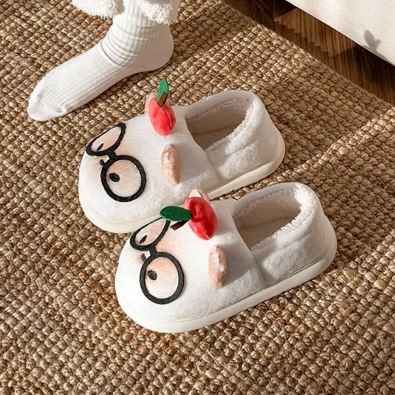 Zapatillas de interior de algodón para mujer y niñas - gatito - imagen 3