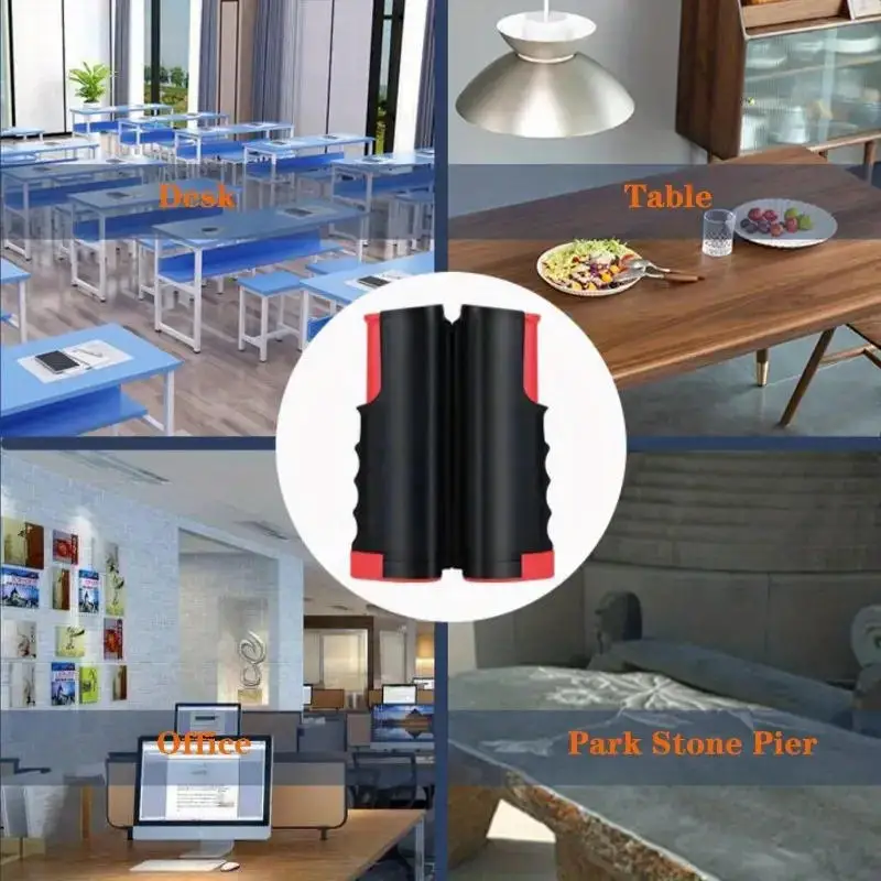 Nueva rejilla de tenis de mesa, red telescópica portátil gruesa con borde de arco para juegos de interior y exterior, malla de tenis de mesa estirable - imagen 2