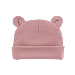 Gorro bebé recién nacido con orejeras de otoño e invierno