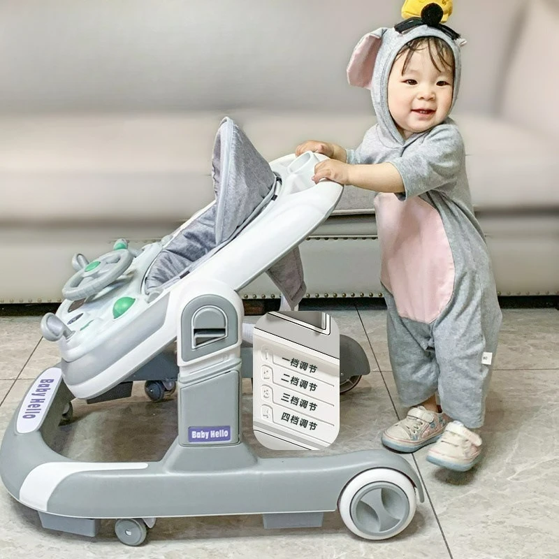 Andador para bebé 2025, ligero, plegable, multifuncional, antivuelco, ayuda a los bebés, los niños aprenden a caminar