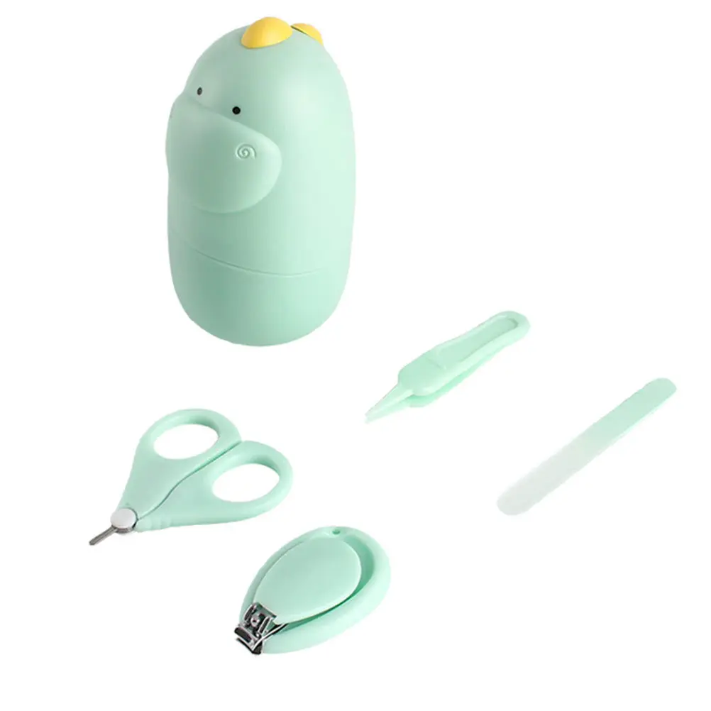 1 Juego de cortaúñas para bebé, Kit de cortaúñas infantil de estilo creativo de dibujos animados, Mini cortaúñas, tijeras de seguridad, Kit de manicura para niños pequeños - imagen 2
