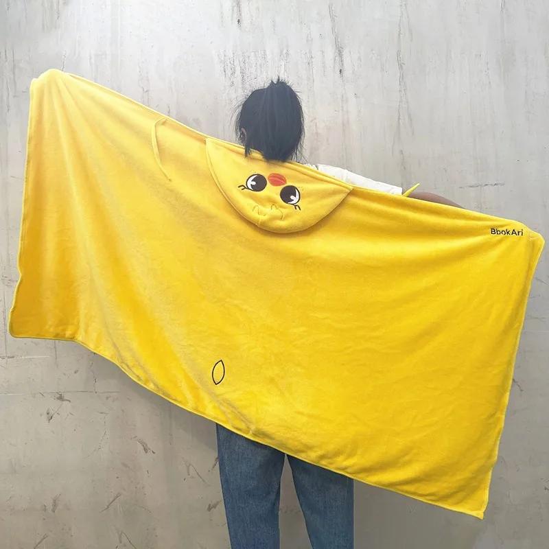 Manta de siesta de felpa de dibujos animados para niños, chal cálido SKZ ooed para mujeres, mantas con capucha periféricas de Anime, regalo de Navidad 2025 - imagen 4