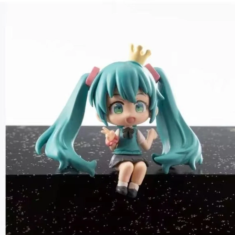 Miku Versión Q Muñeca de PVC – Juguete Decorativo Regalo Cumpleaños - imagen 5