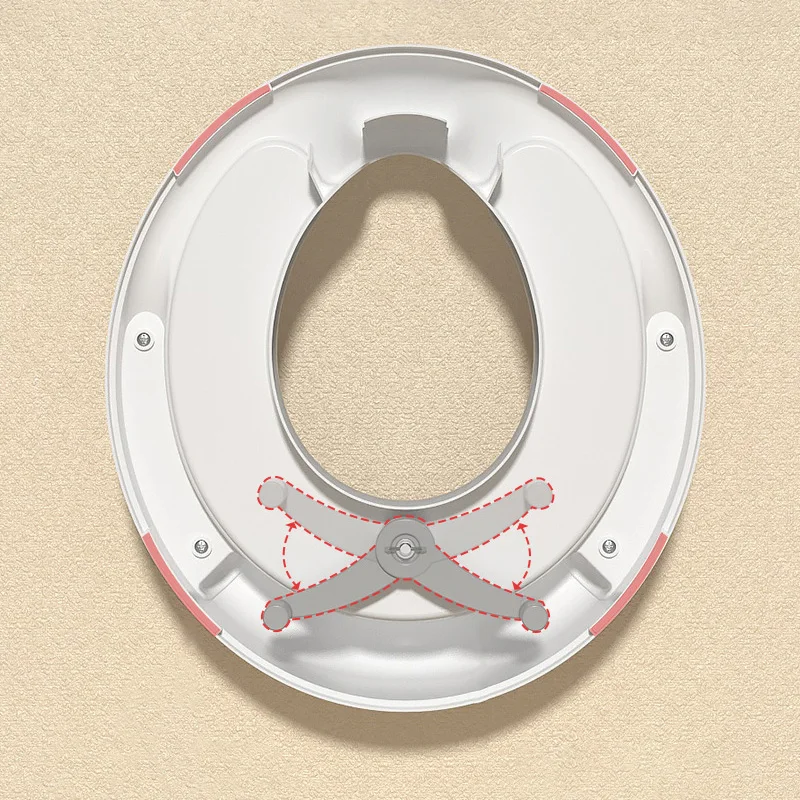 Reductor de WC para niños antideslizante con asa de orinal - imagen 3