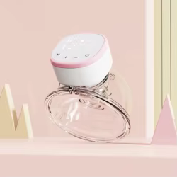 Extractor de leche manos libres, eléctrico silencioso para lactancia de bebés, bombeo manos libres portátil para reemplazo de tetina de leche para mamá bebé