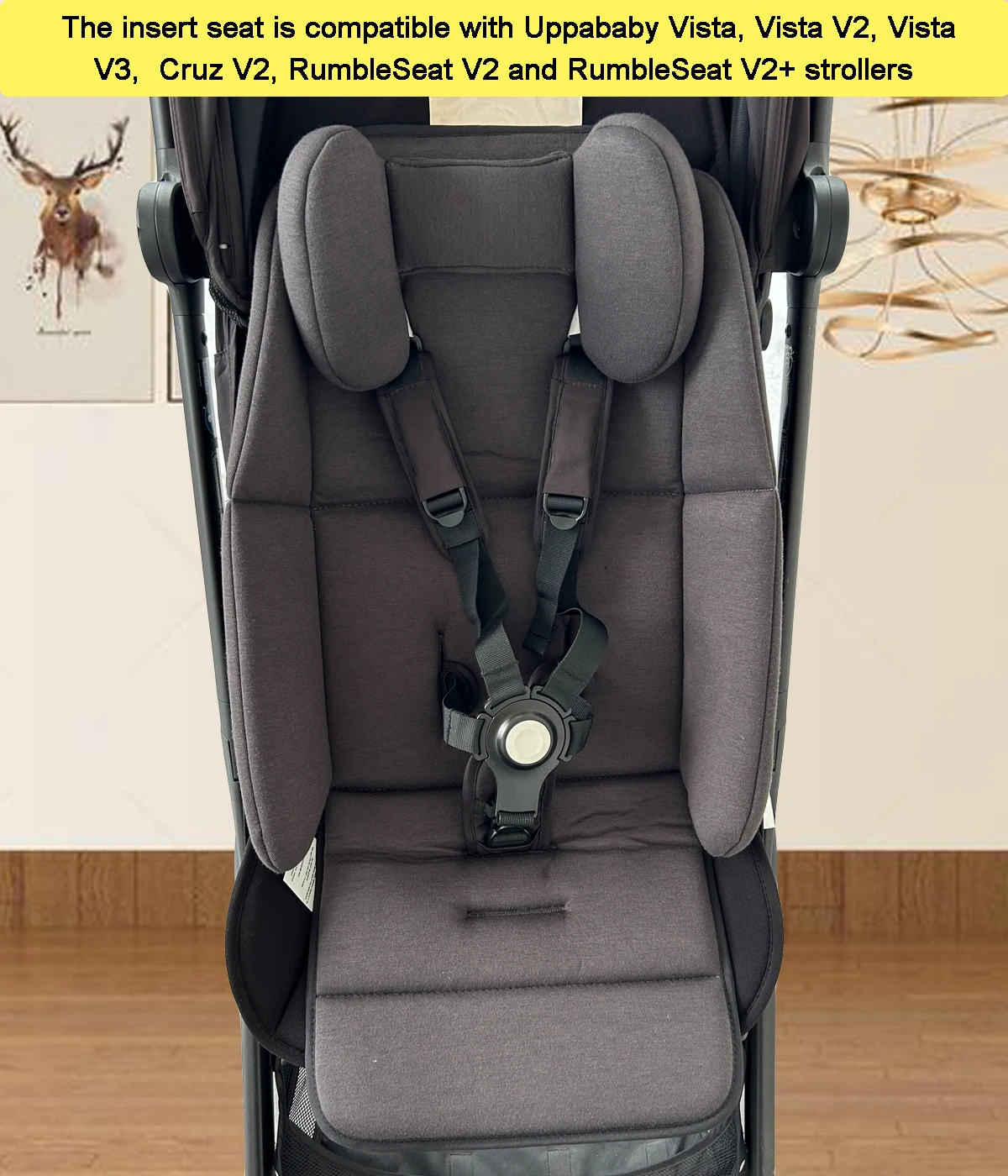 Uppababy Funda de asiento acolchada para cochecito Vista y Cruz