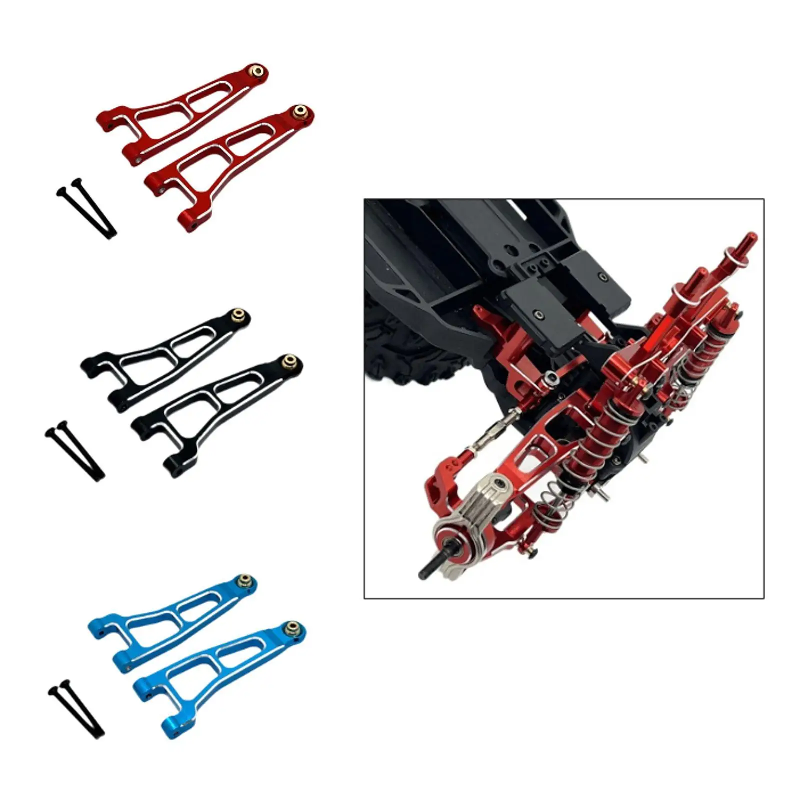 2Pcs 1/12 RC Car Front Swing Arm Replacements for UD1201 UD1202 Hobby Car