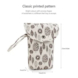 Bolsa de pañales impermeable reutilizable con compartimento húmedos-secos para bebé