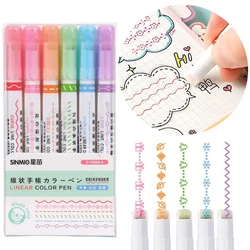 Bolígrafos infantiles curvos flor ZYF – Set escolar de colores
