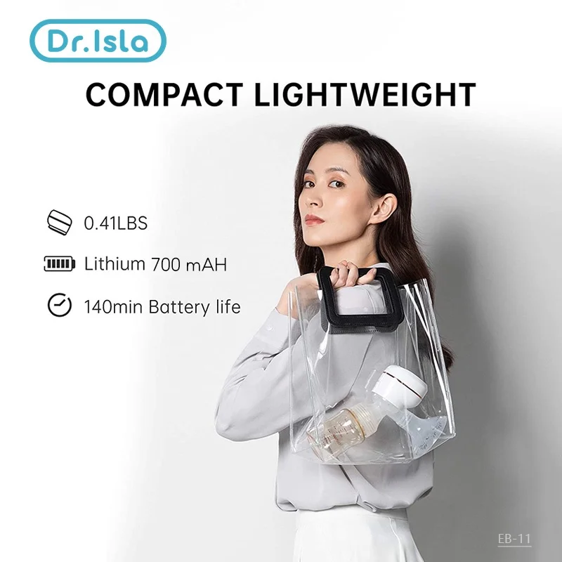 MAMIJOYExtractor leche eléctrico portátil – Silencioso recargable USB - imagen 5
