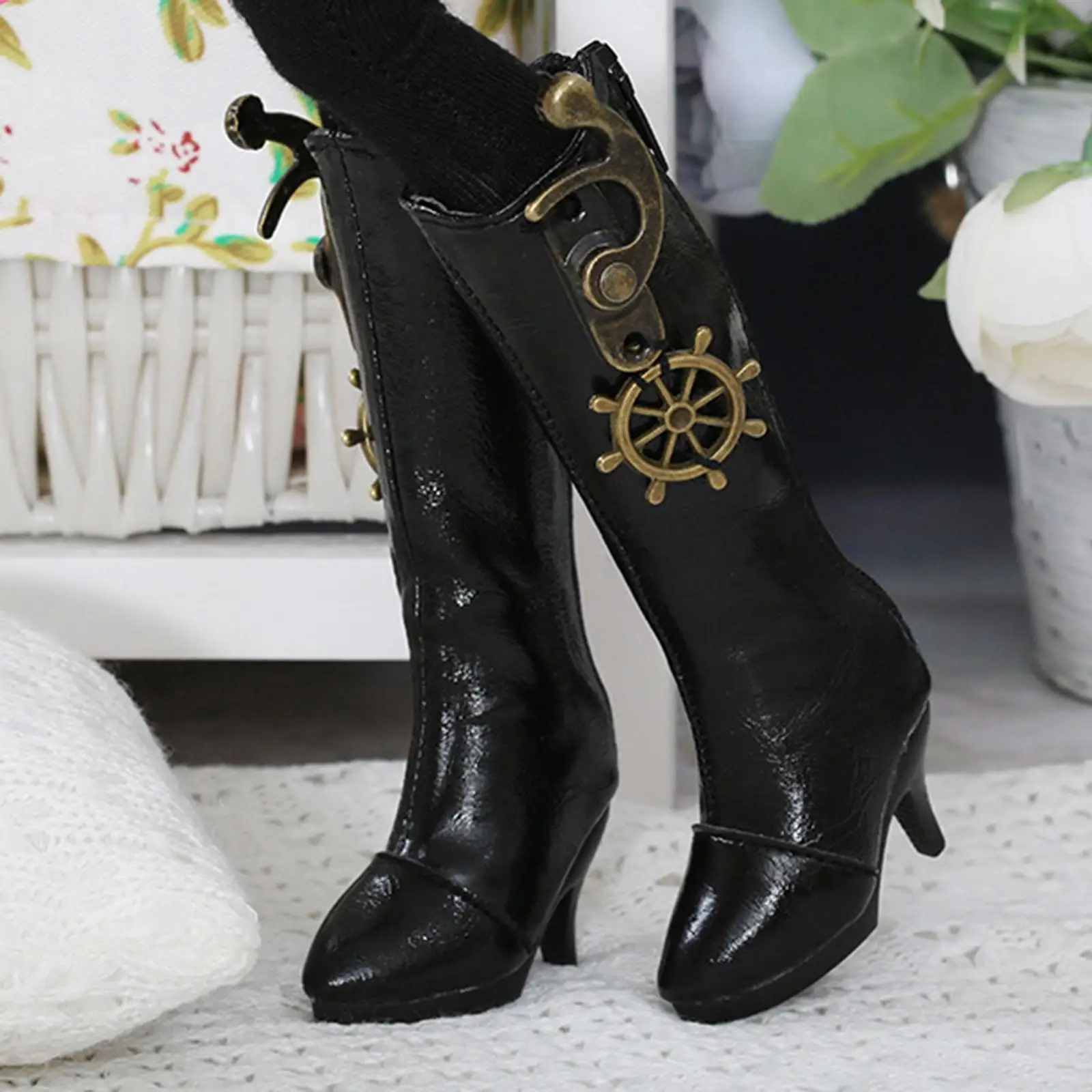 1/3Th Jointed Dolls Shoes High Heeled Shoes for 24inch Doll Accs DIY Gift