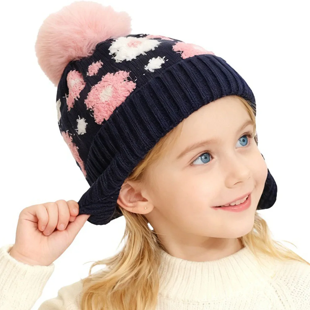 Gorro de invierno con orejeras para niños – Punto suave y cálido - imagen 4