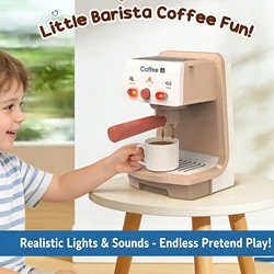 Cafetera de juguete con luces y sonidos – Juego de cocina infantil
