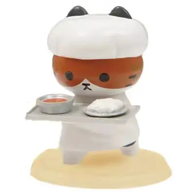 Figura de acción genuina, la segunda ronda del gato tiburón Gacha con ropa de tiburón, modelo de adorno de gato lindo - imagen 2