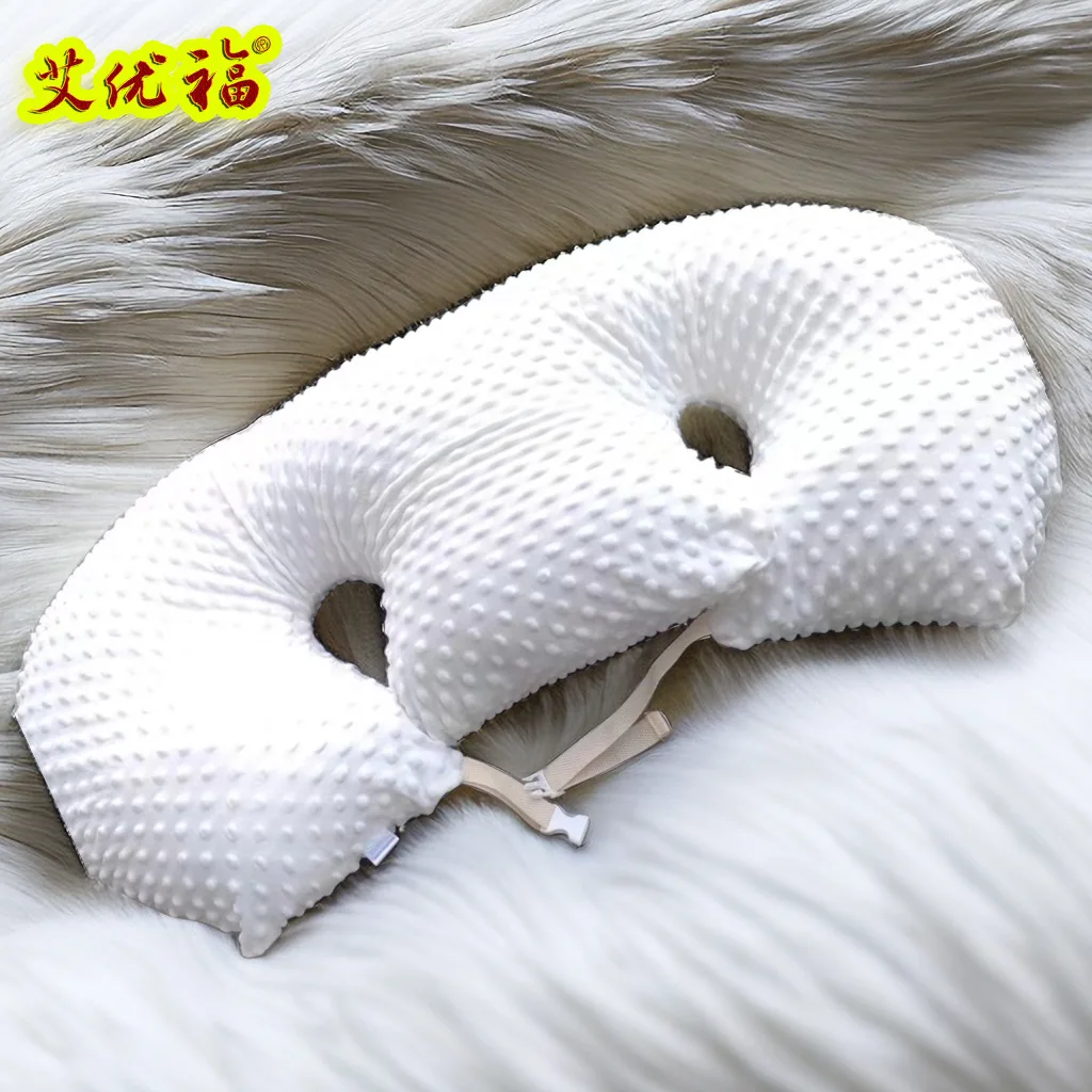 Almohada de lactancia multifuncional, paquete doble, almohada de alimentación de bebé, cojín antidesbordamiento y antiescupir, cama de alimentación para recién nacidos - imagen 2