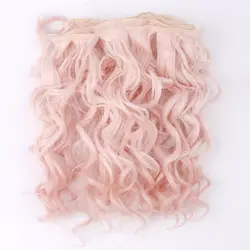 Pelo para muñecas rizado sintético termorresistente